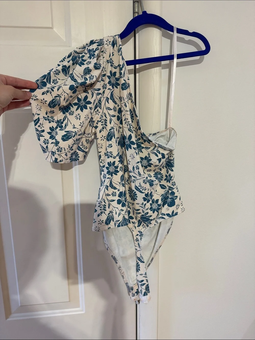 Puffed Sleeve Floral Bodysuit